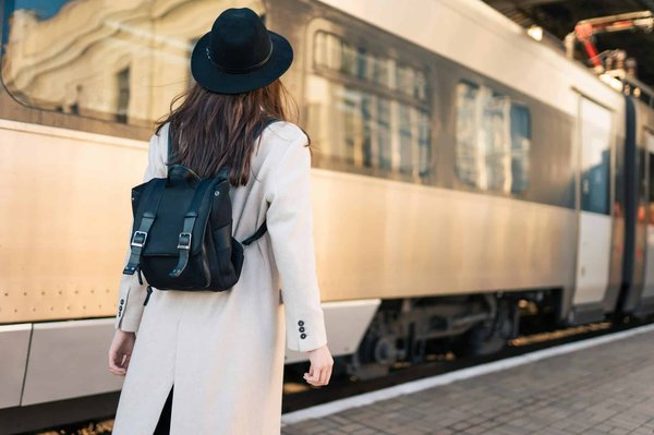 How can tourists find interactive experiences focusing on the history of the British railway system?